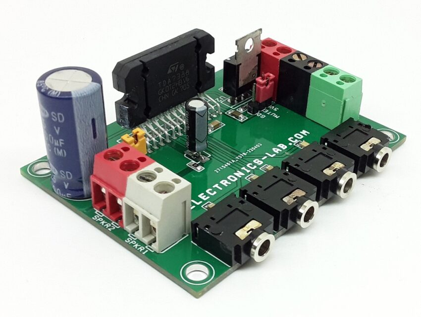 4-X-45W-QUAD-BRIDGE-AUDIO-AMPLIFIER