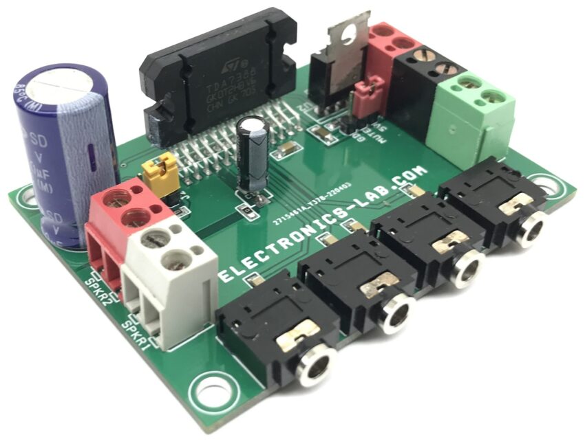 4-X-45W-QUAD-BRIDGE-AUDIO-AMPLIFIER