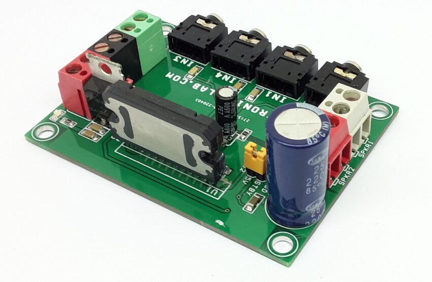 4-X-45W-QUAD-BRIDGE-AUDIO-AMPLIFIER