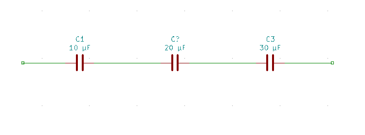 Capacitors in series