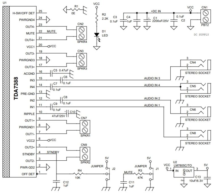 schematic-tda7388