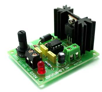 555 DC Motor Speed Controller