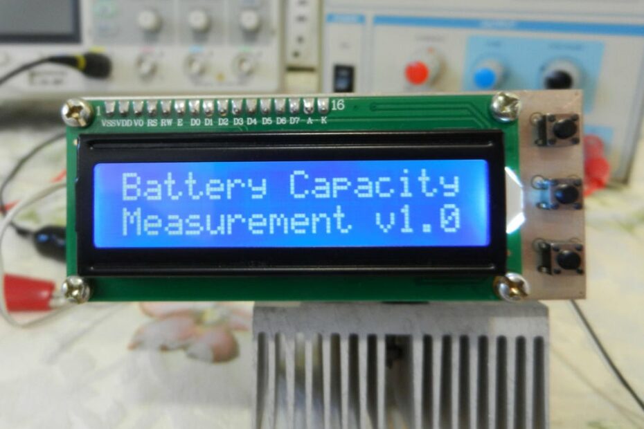 BATTERY (LITHIUM, NIMH, NICD) CAPACITY TESTER USING ARDUINO