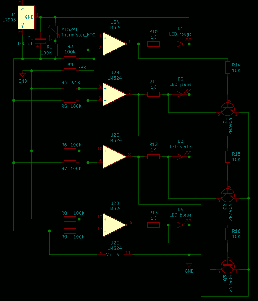 LED Display Domestic Thermometer