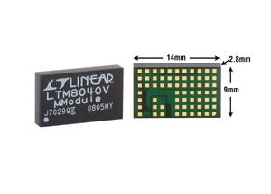 Figure 6. Avec seulement ses 9mm ? 15mm ? 4,32mm, le pilote de LED LTM8040 est un système complet dans un boîtier LGA