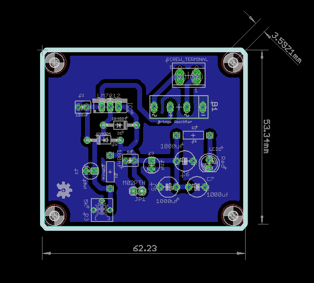 Alimentation variable à base de LM7812