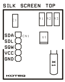 PCB RTC DS1307