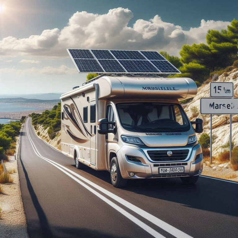 Camping-car panneau solaire