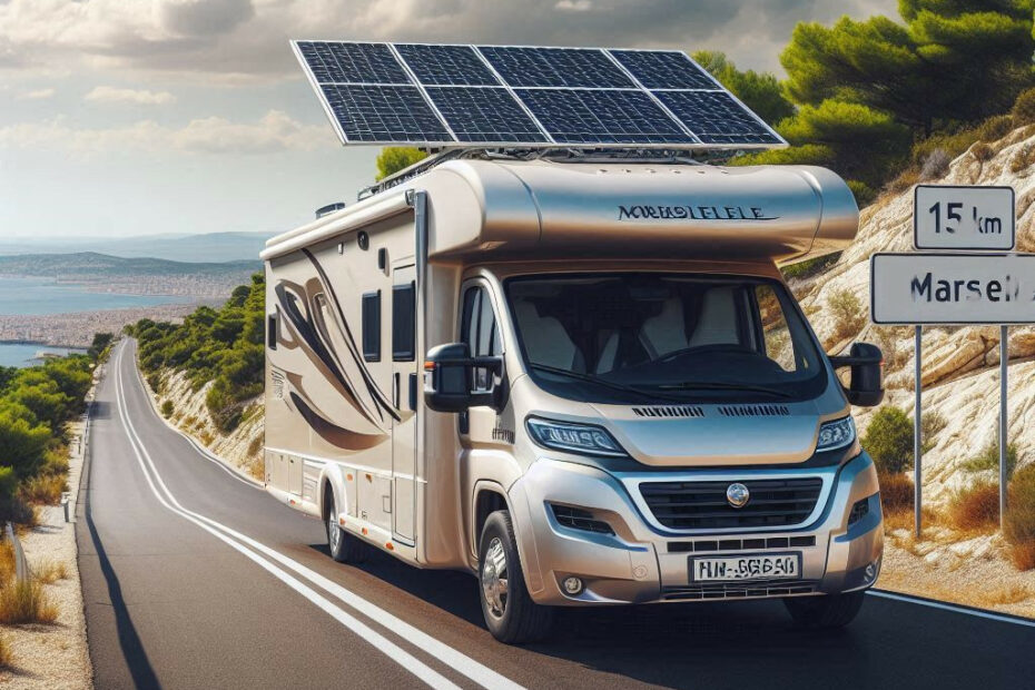Camping-car panneau solaire